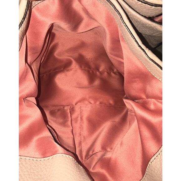 Coach Madison Phoebe Beige Pebbled Leather Hobo Shoulder Bag 24621 - Picture 9 of 11